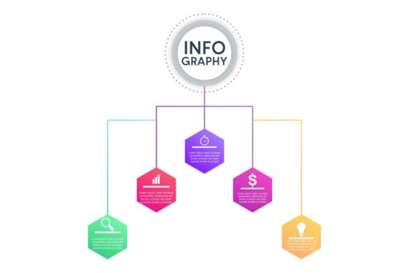 5 Steps Infographics Graphics for Brand Marketers