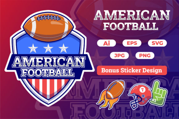 American Football Esport Logo for Modern Branding