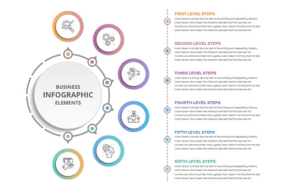 Business Circle Infographics Template