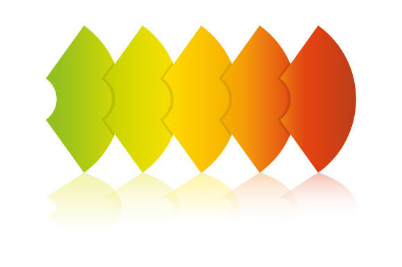 Colorful Process Diagram Infographics Graphics