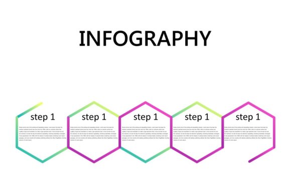 Infographics 4 Steps Vector Design for Modern Branding