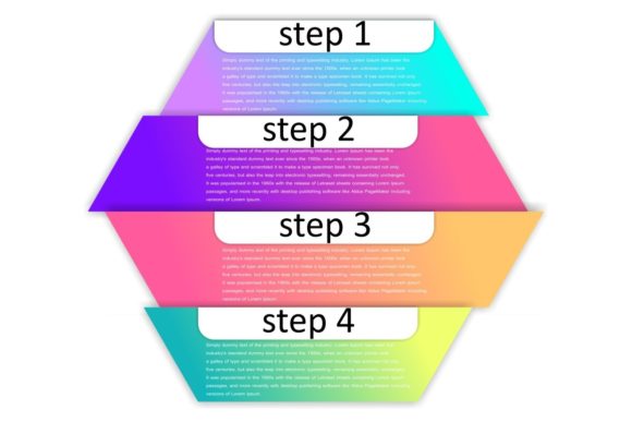 Infographics Steps Vector Graphics for Crafters