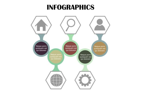 Polygonal Banner Infographics Graphics