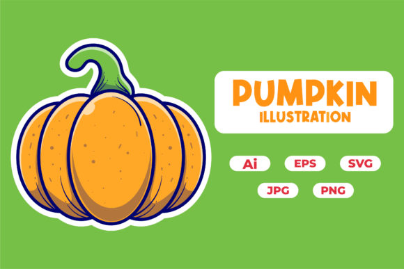 Pumpkin Illustration Graphics for Modern Branding
