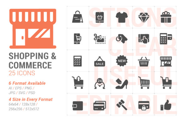 Shopping Commerce Filled Icon