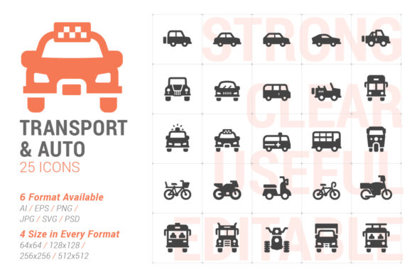 Vehicle Transport Filled Icon for Modern Branding